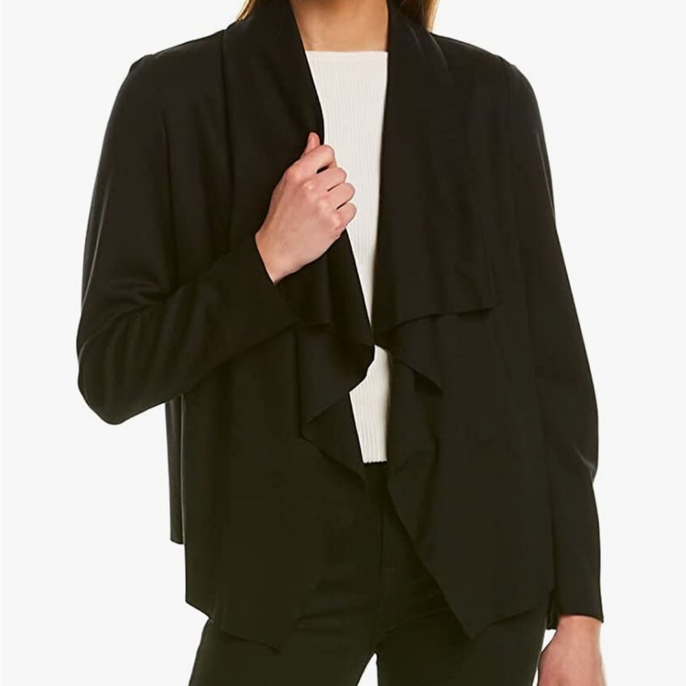 Anne Klein Women's Serenity Knit Open Drape Front Jacket XS